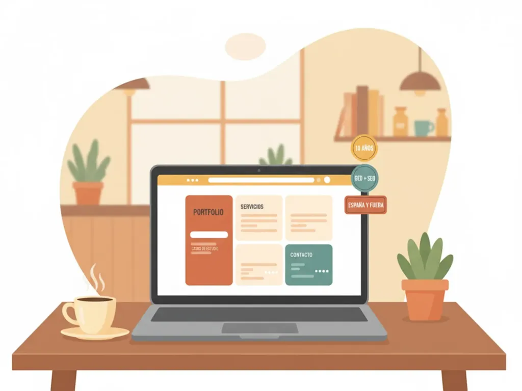 Luis Lemc, diseñador web con 10 años de experiencia: GEO + SEO para negocios en España